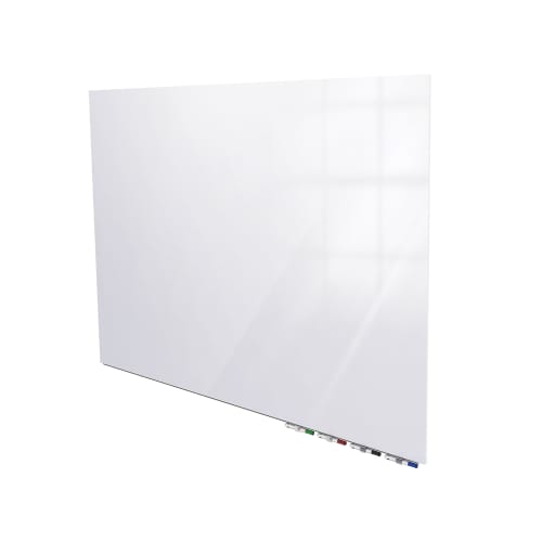 Ghent Aria Low Profile Magnetic Glass Whiteboard with Horizontal Mount, 4' X 8', White